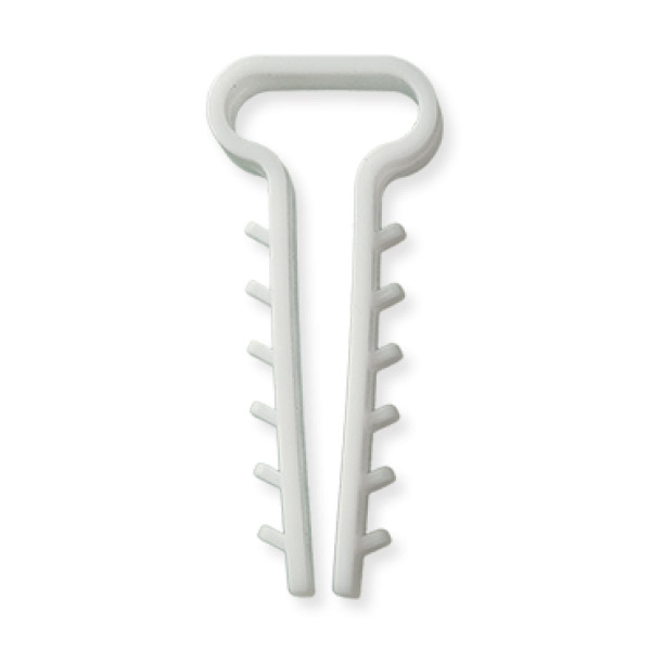 Дюбель-ялинка для кріплення кабелів 6x10, ПП, пакування 100шт